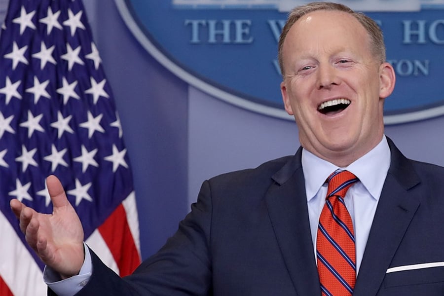 Please Advise Will Spicer Quitting Loosen The Jaws Of Fake News The   Sean Spicer2 